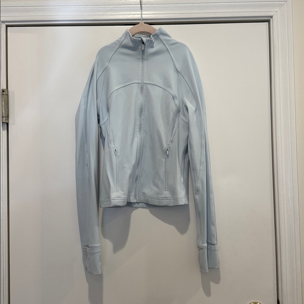 Lululemon Nulu Light Blue Zip-Up Jacket, size 4